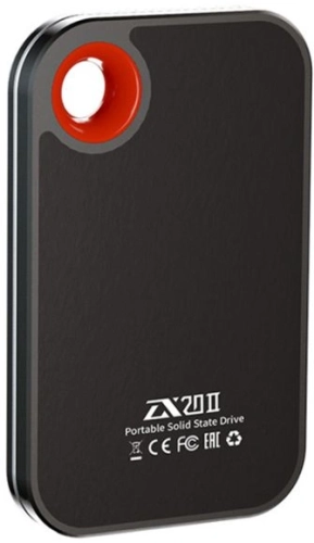 SSD накопитель Netac ZX20 II 1TB USB 3.2 Gen 2 Type-C External Magnetic Portable SSD, R/ W up to 2000MB/ 1800MB/ s, with USB C to A cable and 20Gbps USB C to C cable 3Y wty (NT01ZX20II-1T0-32BK) фото 4