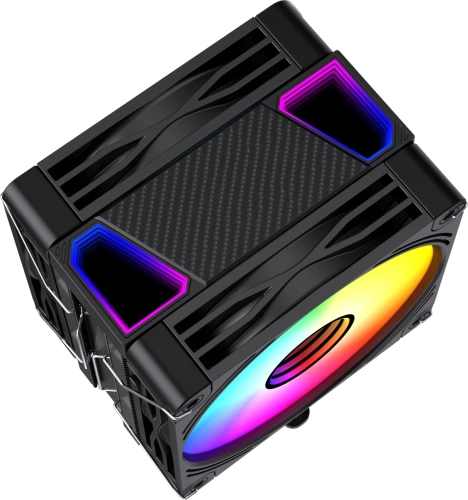 Устройство охлаждения(кулер) Bloody BD-AC230-ARGB1 ARGB Soc-AM5/ AM4/ 1200/ 1700/ 1851 черный 4-pin 22-32dB Al+Cu LCD 230W 715gr Ret (BD-AC230-ARGB1-BK) фото 2