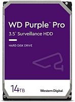 Жесткий диск/ HDD WD SATA3 14Tb Purple 7200 250Mb 1 year warranty (WD142PURP)