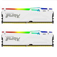 Модуль памяти Kingston 32GB DDR5 6000MHz DIMM FURY Beast White RGB (2х16gb),CL40 (KF560C40BWAK2-32)