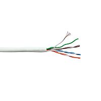 Кабель UTP патч-кордовый, 4 пары, Кат. 5e, LSZH, белый, 305м в кат., LANMASTER (LAN-5EUTP-PT-LSZH-WH)