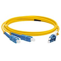Патч-корд оптический NEWMAX, дуплексный, LC/ UPC-SC/ UPC, SM OS2, 1.0 м (NM-2LC-2SC/SU-1.0)