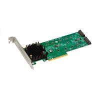 RAID-контроллер Broadcom 9540-2M2 SGL (05-50148-00 / 05-50148-00002 / 03-50148-00002) PCIe v4 x8 LP, Tri-Mode SATA/NVMe 12G RAID 0,1, 2x M.2 slots, 3808 IOC, RTL