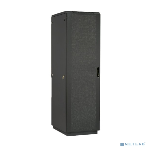 ЦМО Шкаф телекоммуникационный напольный 47U (600 х 1000) дверь перфорированная 2 шт., цвет черный(ШТК-М-47.6.10-44АА-9005)