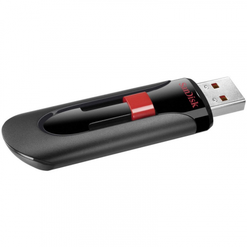 Флеш накопитель 16GB SanDisk CZ60 Glide, USB 2.0, Black (SDCZ60-016G-B35) фото 3