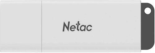 Флеш Диск Netac U185 4Gb [NT03U185N-004G-20WH], USB2.0, с колпачком, пластиковая белая