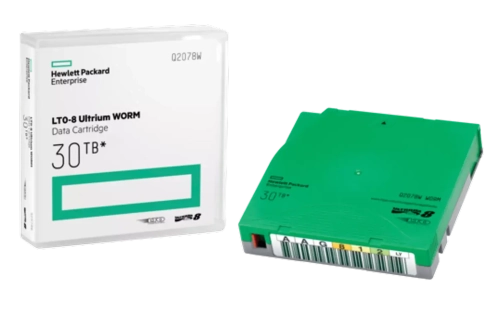 Ленточный картридж HPE LTO-8 Ultrium 30TB WORM Data Cartridge (without label) (Q2078W)