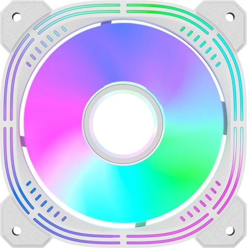 Вентилятор для корпуса Formula Nulight 12WH RGB 120х120x25 белый 3-pin 4-pin (Molex) 19.06дБ (NULIGHT 12WH FR) Ret фото 4