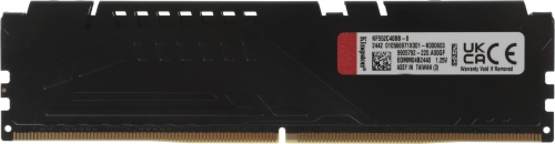 Память оперативная/ Kingston 8GB 5200MT/s DDR5 CL40 DIMM FURY Beast Black XMP (KF552C40BB-8) фото 2