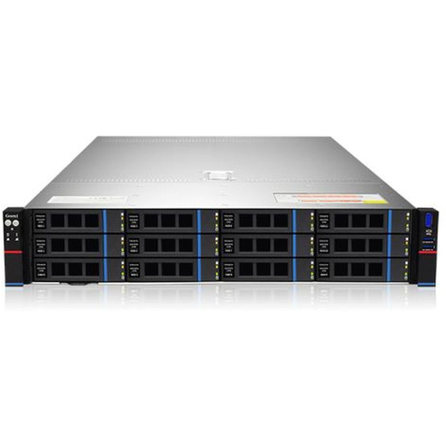 Серверная платформа/ Gooxi SR201-D12R 2U 12bay server, based on AMD 7003 platofrm. 2pcs of PCIe 4.0x16; 4xPCIe 4.0x8 2x 2.5