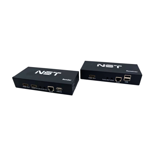 KVM HDMI+USB удлинитель по сети Ethernet с поддержкой передачи ИК, Audio, RS232. Разрешение видео - 1920x1080 (60Гц). USB порты предназначены только для (NS-VIP-HD-KVM-AR)