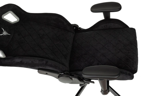 Кресло игровое Knight Outrider черный Light-20 с подголов. крестов. металл (KNIGHT OUTRIDER LTD) фото 11