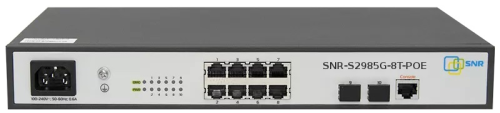 Коммутатор/ Управляемый POE коммутатор уровня 2 SNR-S2985G-8T-POE