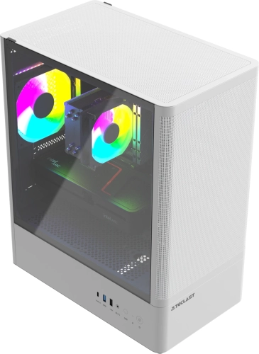 Компьютер Teclast G03 (G03 7500F32G1TB580WKRU) Компьютер Teclast G03 Ryzen 5 7500F (3.7) 32Gb SSD1Tb Arc B580 12Gb Windows 11 Pro GbitEth WiFi BT 500W белый (G03 7500F32G1TB580WKRU) фото 3