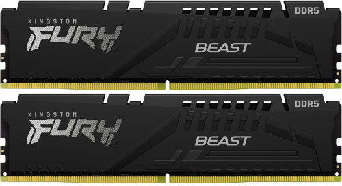 Память оперативная/ Kingston 64GB 6000MT/s DDR5 CL36 DIMM (Kit of 2) FURY Beast Black EXPO (KF560C36BBEK2-64)