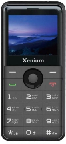 Мобильный телефон XENIUM X700 черный моноблок 1.77