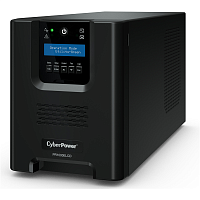 ИБП CyberPower PR1000ELCD, Line-Interactive, 1000VA/ 900W, 8 IEC-320 С13 розеток, USB&Serial, SNMPslot, LCD дисплей, Black, 0.6х0.35х0.4м., 21кг./ UPS Line-Interactive CyberPower PR1000ELCD 1000VA/ 900W USB/ RS-232/ EPO/ SNMPslot (8 IEC С13)