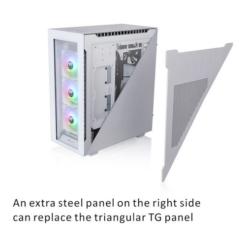Корпус Thermaltake Divider 500 TG Snow ARGB CA-1T4-00M6WN-01 White/ Win/ SPCC/ Tempered Glass*4/ 120mm ARGB Fan*3/ 120mm CA-1T4-00M6WN-01 Standard Fan*1 (527897) фото 4