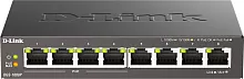 коммутатор D-Link Неуправляемый PoE-коммутатор, 8x1000Base-T (4x1000Base-T PoE), PoE-бюджет 80 Вт, корпус металл (DGS-1008P/F3A)