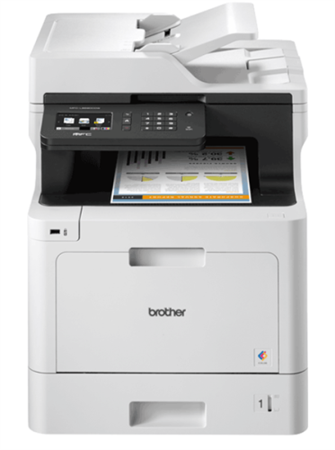 Brother MFC-L8690CDW, P/C/S/F, цв.лазерный, А4, 31 стр/мин, 512 Мб, Duplex, ADF50, GigaLAN, WiFi, USB, старт.картриджи 3000/1800 стр. официальная гарантия 1 год (MFCL8690CDWZW1)