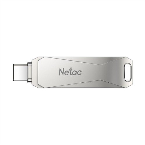 Флеш Диск Netac U782C 64Gb [NT03U782C-064G-30PN], USB3.0+TypeC, металлическая
