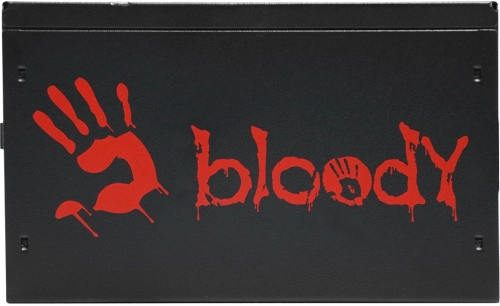 Блок питания Bloody ATX 700W BD-PS700W 80 PLUS WHITE (20+4pin) APFC 120mm fan color LED 6xSATA RTL (BD-PS700W-R) фото 9