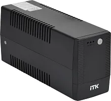 Источник бесперебойного питания ITK Electra EST-1000VA-1-001-S-L 600Вт 1000ВА черный