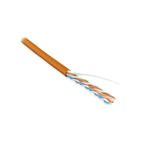 Кабель LANMASTER патч-кордовый UTP, 4x2, кат 5E, 350Mhz, LSZH, оранжевый, 305 м (LAN-5EUTP-PT-LSZH-OR)