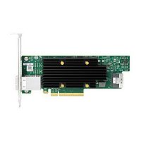 HBA-адаптер Broadcom 9600-8i8e SGL (05-50145-00 / P3-50145-01001) PCIe v4 x8 LP, Tri-Mode SAS/ SATA/ NVMe 24G HBA, 16port (1*int SFF8654, 2*ext SFF8674), RTL (05-50145-00 / P3-50145-01001)
