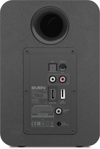 Колонки Sven АС SPS-830 2.0 черный 60Вт BT (SV-022556) фото 2