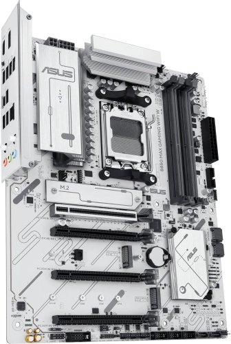 Материнская плата ASUS B850 MAX GAMING WIFI W, AM5, B850, 4*DDR5, 4*SATA, 3*M.2, 5*USB 3.2, 2*USB 2.0, Type-C, 5*PCIx16, DP+HDMI, ATX; 90MB1M10-M0EAY0 фото 5
