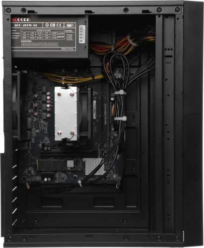 Компьютер Amur Нарвал A5A12 MT Ryzen 5 3400G (3.7) 8Gb SSD256Gb Vega 11 FreeDOS GbitEth 400W мышь клавиатура черный (RUS) (2139459) фото 14