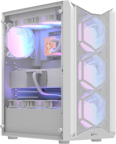 Корпус Formula Air Power G1 Plus белый без БП ATX 5x140mm 1xUSB2.0 1xUSB3.0 audio bott PSU (AIR POWER G1 PLUS WHITE)