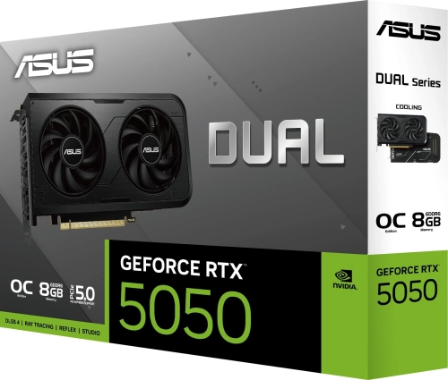 Видеокарта ASUS DUAL-RTX5050-O8G//RTX5050 HDMI DP*3 8G D6; 90YV0N72-M0NA00 фото 13
