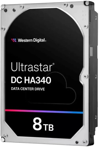 Жесткий диск WD SATA-III 8TB 0B47489 WUS721208BLE604 Ultrastar DC HC340 512E (7200rpm) 256Mb 3.5