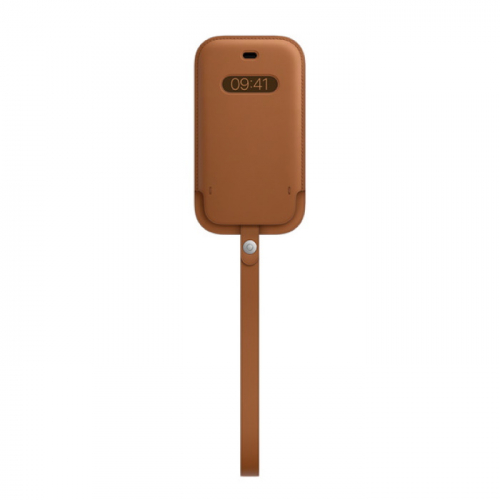 Чехол-конверт Apple MagSafe для iPhone 12 mini, кожа, золотисто-коричневый (MHMP3ZE/A)