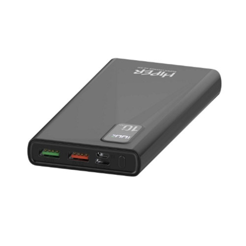 Внешний аккумулятор Hiper Fast 10000, 10000mAh, 5A QC PD, 2xUSB (FAST 10000 BLACK) фото 6