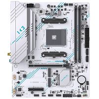 Материнская плата Maxsun MS-B550M GAMING WIFI ICE B550, AM4, 2*DDR4, 1*PCIEx16, 1*PCIEx4, 1*PCIEx1, 2*M.2, 4*USB3.2Gen1, 6*USB2.0, 2*SATA3.0, 1G, DP, HDMI, M-ATX, RTL (6940709661529)