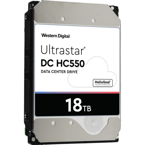 Жесткий диск/ HDD WD/HGST SATA Server 18Tb Ultrastar DC HC550 7200 6Gb/s 512MB (replacement WUH721818ALE6L4) 1 year warranty (WUH721818ALN604)