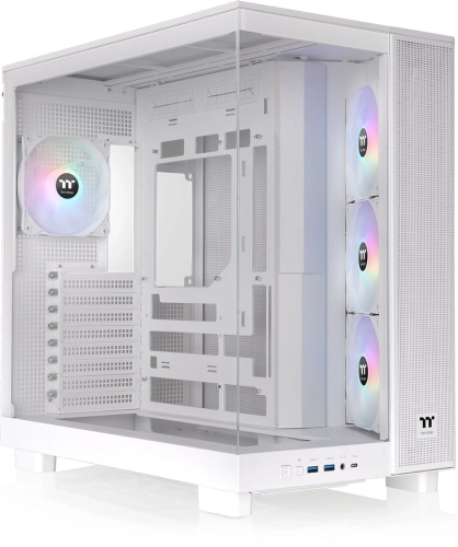 Корпус Thermaltake View 380 XL TG ARGB белый без БП E-ATX 2x120mm 2xUSB3.0 1xUSB3.1 audio bott PSU (CA-11E-00M6WN-00) фото 9
