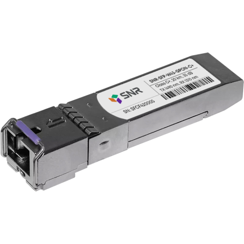 Модуль/ Модуль SFP WDM GPON, дальность до 20км (35dB), Tx/Rx: 1490/1310нм (SNR-SFP-W43-GPON-C+)