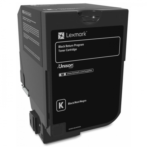 Картридж Lexmark с тонером черный 3000 для CS720, CS725, CX725 (74C50KE)