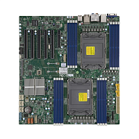 Материнская плата/ MB Supermicro X12DAI-N6, 2x LGA 4189, C621A, 16xDDR4, 5 PCI-E 4.0 x16, 1 PCI-E 4.0 x8, M.2 Interface: 2 PCI-E 4.0 x4, 2280, 22110, Dual LAN with Intel® i210 Gigabit, 1 VGA (MBD-X12DAI-N6-B (BUNDLE))