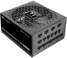 Блок питания Thermaltake ATX 1300W Toughpower TF1300 80+ titanium 24pin APFC 140mm fan color LED 12xSATA Cab Manag RTL (PS-TPD-1300FNFATE-1)