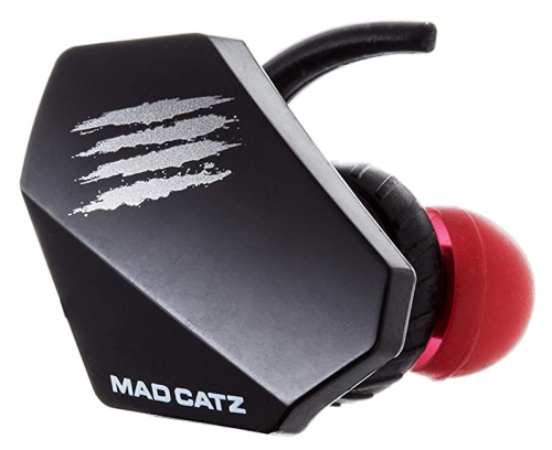 Игровые мобильные наушники Mad Catz E.S. PRO+ чёрные, 3.5 мм jack, 13.5 мм неодимовые магниты, 32 Ом, 20 ~ 20000 Гц, микрофон (AE21CDINBL000-0) фото 3