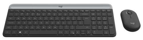 Клавиатура + мышь Logitech MK470, клав, черный/серый, мышь, черный, USB, беспроводная, slim (920-009204) фото 3