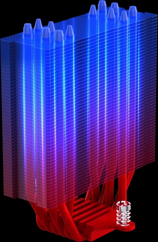 Устройство охлаждения(кулер) Bloody BD-AC230-ARGB1 ARGB Soc-AM5/ AM4/ 1200/ 1700/ 1851 черный 4-pin 22-32dB Al+Cu LCD 230W 715gr Ret (BD-AC230-ARGB1-BK) фото 10