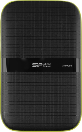 Жесткий диск Silicon Power USB 3.0 4Tb SP040TBPHDA60S3K A60 Armor 2.5 черный/ зеленый