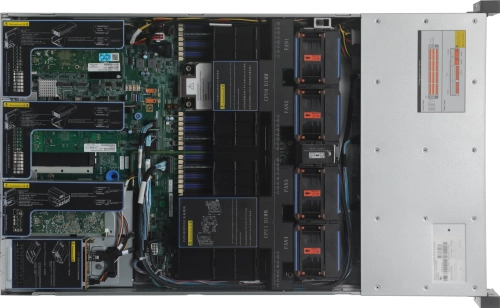 Сервер IRU Rock g2212p 2x4316 2x32Gb 9361-8I AST2500 2xGigEth 2x1600W w/o OS (2135459) фото 14