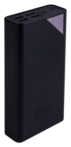 Мобильный аккумулятор Digma DGP-30000-4U 30000mAh QC4.0/ PD3.0 22.5W 3A 4xUSB-A/ USB-C черный (DGP-30000-4U-B)